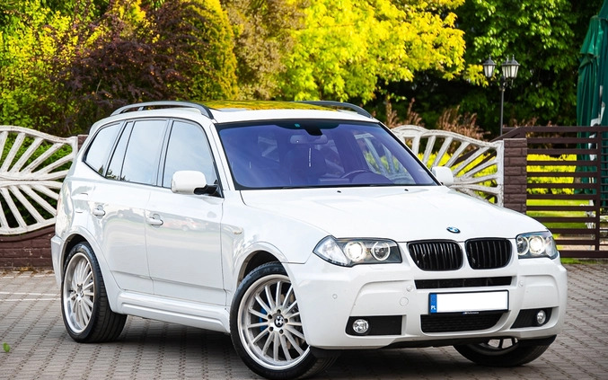 BMW X3 cena 39900 przebieg: 229000, rok produkcji 2008 z Jedwabne małe 781